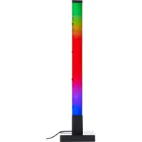 Brilliant Neele - Tafellamp - 50 cm - LED 3W - RGB - Dimbaar - Muzieksensor - Afstandsbediening - Zwart