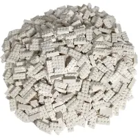 LEGO 2x4 bakstenen wit - 100 stuks - Witte bakstenen 3001 (3001, LEGO Accessoires)