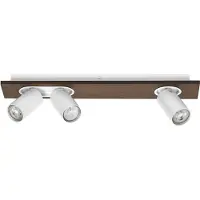 Osram plafondspot MERCURY, wit, 3 spots GU10-LED 927 dimbaar, wit / opaal, Woon-/ Eetkamer, metaal, Modern