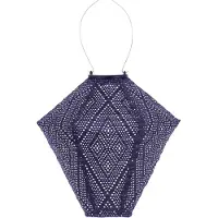 Lumiz Lampion Ikat Paars D 28 H 29 Cm