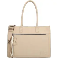 Zebra trends Rosalyn Shopper - 15" laptopvak - beige