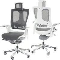 Generique Fauteuil de bureau MERRYFAIR Wau 2 blanc noir