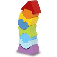 Coppens Houten speelgoed Kidiwood toren 8st |