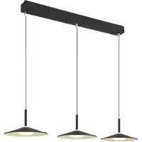 Globo Lighting Design hanglamp Lampone 3-lichts zwart