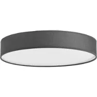 LINDBY Plafondlamp , Saira, Grijs, Woonkamer, Stof, Modern