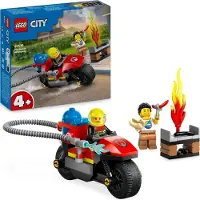LEGO City Brandweer Motorfiets Speelset voor Kinderen 4+ Inclusief Motor en 2 Minifiguren