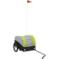 Syfax Fietstrailer 30 kg ijzer zwart en groen