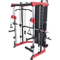 Gorilla Sports Smith Multistation Power Rack met gewichten