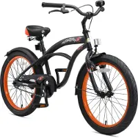 Bikestar Cruiser kinderfiets 20 inch zwart male