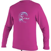 O'Neill - UV-shirt voor meisjes met lange mouwen - berry - maat 98-104cm