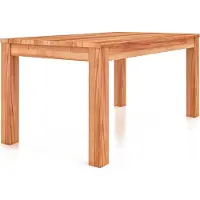 Byoak Eettafel VENTO, 100 x 160 cm, massief hout, naturel geolied