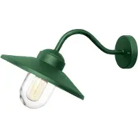 Elstead Lighting LED Wand Buitenlamp Klampenborg | 1X E27 Max 60W | IP44 | Dimbaar | Fir Green