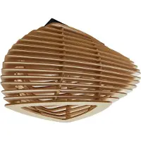 LINDBY Plafondlamp , Sanza, dimbare, Hout, Woonkamer, Hout, Scandinavisch