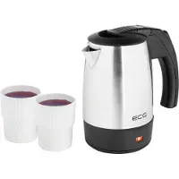 Ecg RK 550 Travel - waterkoker - 0,5 l - Roestvrijstaal - 1000 W - 2 reisbekers