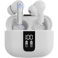 Strex Draadloze Oordopjes - Bluetooth 5.3 - Active Noise Cancelling - Wit