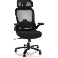 Hjh OFFICE INSTRUCTOR SW I PRO stof / netstof - XXL bureaustoel Zwart