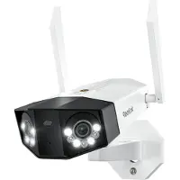 Reolink Duo 3 WiFi - 16MP WiFi 6 Buitencamera - 180° Gezichtsveld - Bewegingstracking - Kleuren Nachtzicht - IP67 Weerbestendig