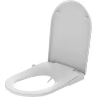 Siko Toiletzitting met bidetfunctie, met automatische zachte sluiting. Douche-wc-opzetstuk, wit, zonder stroomverbruik