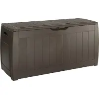 Keter HOLLYWOOD - Kussenbox - voor buiten - 270L - bruin