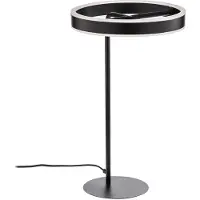 LUCANDE LED-tafellamp Yekta , dimbaar, zwart, Woon-/ Eetkamer, metaal, Design, LED tafellamp