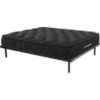 Vente-unique Set lattenbodem + matras met pocketveren BLACK DREAM van YSMÉE - 140 x 190 cm