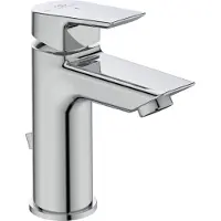 Ideal standard Tesi 1-gats wastafelkraan m. vaste uitloop m. waste chroom