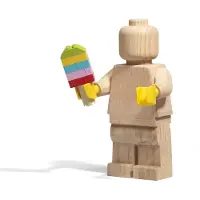 LEGO Minifiguur Wooden Collection Hout