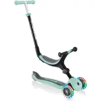 Globber Step GO-UP 4-in-1 FOLDABLE LIGHTS met lichtwielen - mint