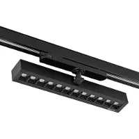 Arcchio Millay LED railspot zwart 3000K, zwart, Werkkamer / Kantoor, Aluminium, Modern, railverlichting