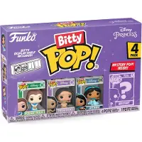 Funko POP! Bitty Pop: Disney Princess 4-Pack Series 2 - Peasant Belle 90 - Pocahontas 197 - Jasmine 326 + Mystery