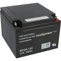 Multipower MP26-12C AGM-accu, 12V, 26Ah – Model M5
