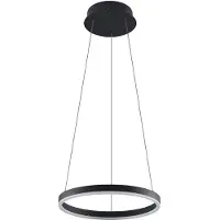 Arcchio Hanglampe , Albiona, dimbare, Zwart, Keuken, Metaal, Modern
