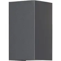Konstsmide LED-wandlamp buiten Cremona, alu / grijs / zink, Aluminium, Modern, LED wandlamp buiten