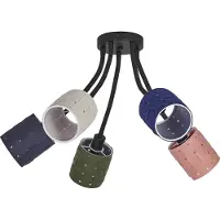 Osram Plafondlamp Decor Felt Weaving Cans, dimbaar, multicolor, Woon-/ Eetkamer, Textiel / Stof / Zijde, plafondlamp