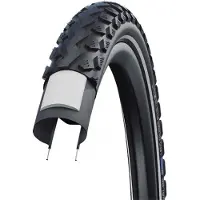 Schwalbe Land Cruiser PunctureGuard buitenband 26 x 2.00" / 50-559 - Zwart met reflectie
