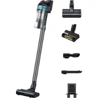 Samsung Jet 75E Turbo - Steelstofzuiger - 200 AW - 60 min - 0,8 L - Grijs / Blauw