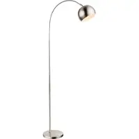 Globo Design vloerlamp Benno chroom