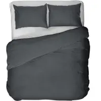 Kayori Dekbedovertrek Saya Zwart Satijn-260 x 200 / 220 cm | Extra Breed