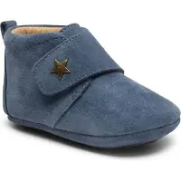 Bisgaard Leder-Krabbelschuhe - Baby Star - Blau - - 21 - Leder-Krabbelschuhe