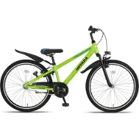 Altec Nevada - Jongensfiets 26 Inch - Kinderfiets voor 10 tot 14 Jaar - 140-155 cm - V-Brake + Terugtraprem - Neongroen