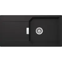 Schock Onderbouwspoel Manhattan D-100L, afmetingen 1000 x 510 mm, kleur onyx, model MAND100LUGON