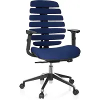 Hjh OFFICE ERGO LINE II - Professionele bureaustoel Blauw