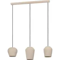 Eglo Taupe hanglamp Cambaito 3-lichts