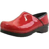Sanita Klomp Women Original Professiomel Patent Red-Schoenmaat 41