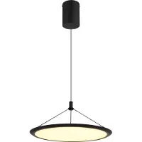Globo Zwarte hanglamp Suna Ø 50,8cm
