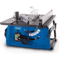 Scheppach HS210 tafelzaag | 70 mm zaagdiepte | 1500W 230V | Tafelgrootte 500 x 445 mm | Ø210 mm zaagblad | Inclusief verstelbare geleider voor dwarszagen en aanslag voor langszaagwerk