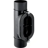 Geberit PE verloopstuk excentrisch ø 125/56 mm