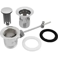 Ideal - Afvoerplug, chroom A961230AA