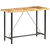 Prolenta Maison Exclusive - Bartafel, 150x70x107 cm, ruw mangohout