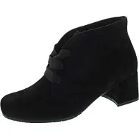 Semler Boots 'Stiefelette Damen M4402 Mira H-Weite Echtleder in schwarz' zwart